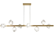Load image into Gallery viewer, 8LT Halogen Horizontal Pendant, AGB, Clear Gls
