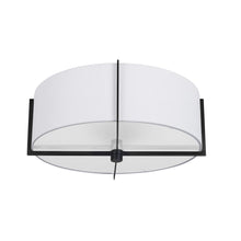 Load image into Gallery viewer, 3LT Incandescent Semi-Flush Mount, MB, WH Shade
