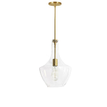 Load image into Gallery viewer, 1LT Incandescent Pendant, AGB, CLR Glass
