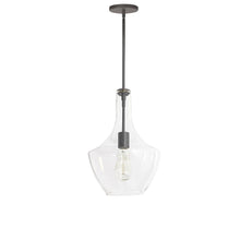 Load image into Gallery viewer, 1LT Incandescent Pendant, MB, CLR Glass
