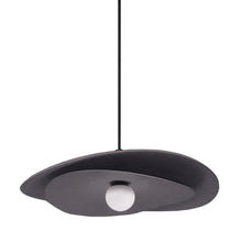 Load image into Gallery viewer, 12W Pendant, MB, WH Opal Glass
