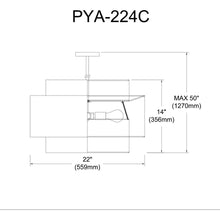 Load image into Gallery viewer, 4LT Incandescent Chandelier, MB, BK Shade
