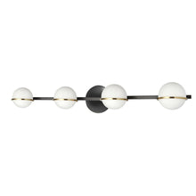 Load image into Gallery viewer, 4LT Halogen Vanity, MB/AGB with WH Opal Glass
