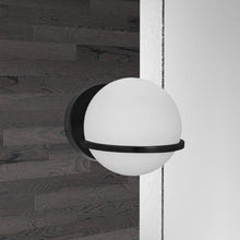 Load image into Gallery viewer, 1LT Wall Sconce, MB Finish with White GL
