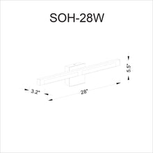 Load image into Gallery viewer, 28" Vanity, Polished Chrome Finish
