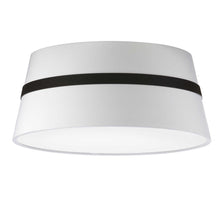 Load image into Gallery viewer, 3LT Semi-Flush Mount,  MB, WH Shade
