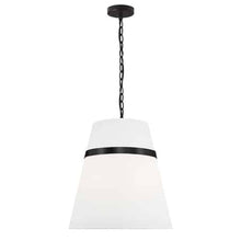 Load image into Gallery viewer, 3LT Pendant,  MB, WH Shade
