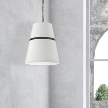 Load image into Gallery viewer, 3LT Pendant,  MB, WH Shade
