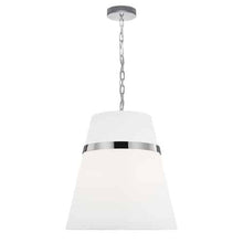 Load image into Gallery viewer, 3LT Pendant,  PC, WH Shade

