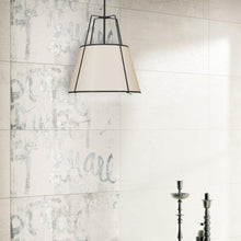 Load image into Gallery viewer, 1LT Trapezoid Pendant Black/CRM Shade,790 Diff
