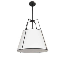 Load image into Gallery viewer, 1LT Trapezoid Pendant, MB with WH Shade
