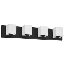 Load image into Gallery viewer, 4LT Halogen Vanity, MB, WH Glass
