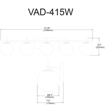 Load image into Gallery viewer, 5LT Halogen Vanity, MB

