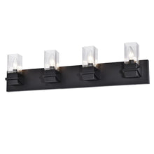 Load image into Gallery viewer, 4LT Incandescent Vanity, MB, CLR Glass
