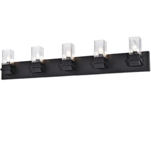 Load image into Gallery viewer, 5LT Incandescent Vanity, MB, CLR Glass
