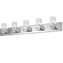 Load image into Gallery viewer, 5LT Incandescent Vanity, PC, CLR Glass
