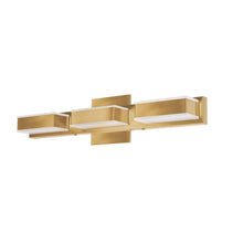 Load image into Gallery viewer, 15W LED Wall Vanity, Aged Brass Finish
