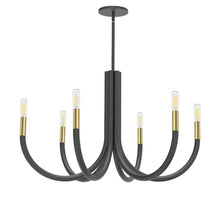 Load image into Gallery viewer, 6LT Incandescent Chandelier, MB &amp; AGB
