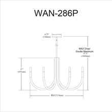 Load image into Gallery viewer, 6LT Incandescent Chandelier, MB &amp; AGB
