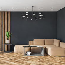 Load image into Gallery viewer, 140W Chandelier, MB, FR Acrylic Diff
