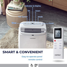Load image into Gallery viewer, 12000BTU 3-in-1 Portable Air Conditioner with Remote-White
