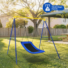 Load image into Gallery viewer, 700lb Giant 60 Inch Skycurve Platform Tree Swing for Kids and Adults-Blue
