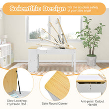 Load image into Gallery viewer, Children Art Activity Table and Drawing Table-Natural
