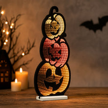 Load image into Gallery viewer, Triple Jack-o-Lantern Ekkolight 23"H
