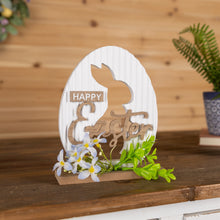Load image into Gallery viewer, Happy Easter Rabbit Tabletop Sign

