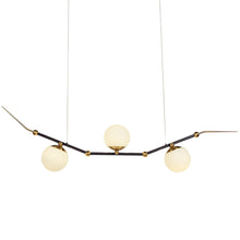 Load image into Gallery viewer, Height Adjustable Pendant Light Integrated LED Linear Chandelier
