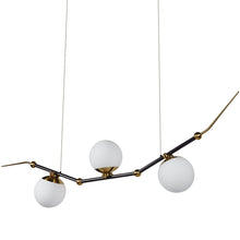 Load image into Gallery viewer, Height Adjustable Pendant Light Integrated LED Linear Chandelier
