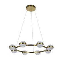 Load image into Gallery viewer, 8-Light Pendant Lighting Height Adjustable Integrated LED Chandelier
