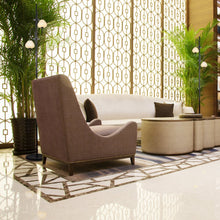 Load image into Gallery viewer, Height Integrated LED Floor Lamp with Glass Shades in Black and Dimmer Switch
