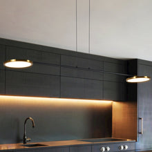 Load image into Gallery viewer, Integrated LED Height Adjustable Linear Pendant Light
