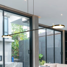 Load image into Gallery viewer, Integrated LED Height Adjustable Linear Pendant Light
