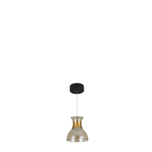 Load image into Gallery viewer, 100-277V Up-Down 1-Light Integrated LED Black Height Adjustable Pendant Lighting
