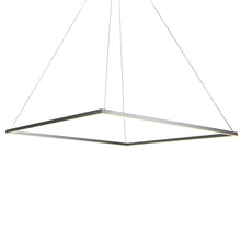 Load image into Gallery viewer, Integrated LED Chandelier Height Adjustable Square Pendant Light in Silver
