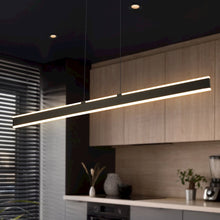 Load image into Gallery viewer, Height Adjustable Up-Down Pendant Light Integrated LED Linear Chandelier
