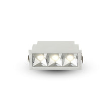 Load image into Gallery viewer, 3 Lights LED Fixed Recessed Downlight w/Trim, Stock Item Beam Angle 34, White

