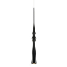 Load image into Gallery viewer, Integrated LED Height Adjustable Pendant Light in Black
