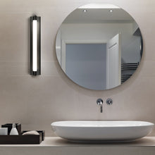 Load image into Gallery viewer, Integrated LED ADA Compliant Bathroom Wall Lighting Fixture in Black
