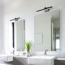 Load image into Gallery viewer, Integrated LED Bathroom Wall Lighting Fixture in Black

