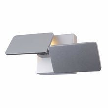 Load image into Gallery viewer, Rotative Up-Down Integrated LED Wall Sconce Light in Silver
