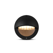 Load image into Gallery viewer, Low-Voltage 3-Watt Integrated LED Outdoor Steps Light in Matte Black
