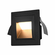 Load image into Gallery viewer, Low-Voltage 2-Watt Integrated LED Outdoor Steps Light in Matte Black
