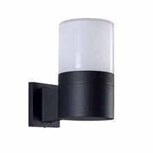 Load image into Gallery viewer, Modern VOW1754BL 5-Watt Integrated LED Outdoor Wall Sconce in Matte Black
