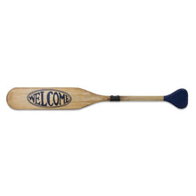 Load image into Gallery viewer, Wooden Oar Welcome Sign 35.5"L
