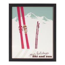 Load image into Gallery viewer, Ski and Sun Frame 11.75"H
