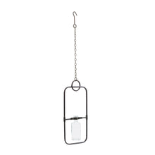 Load image into Gallery viewer, Hanging Bottle Vase in Metal Frame (Set of 2)
