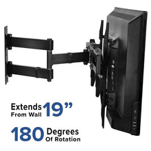 Load image into Gallery viewer, FLASH MOUNT Full Motion TV Wall Mount - Built-In Level - Fits most TV's 32" - 55" (Weight Cap 55LB)
